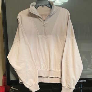 H&M Cotton Half Zip Sweatshirt